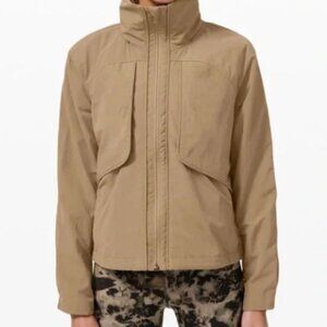 lululemon athletica Tan Bomber Jacket
